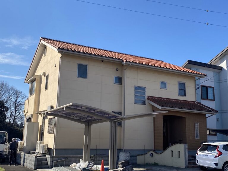外壁塗装工事施工前の外観