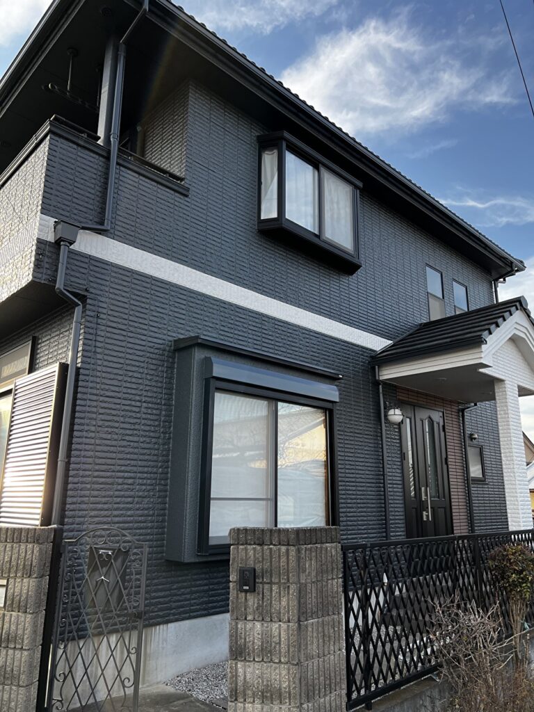 外壁塗装工事施工後の外観