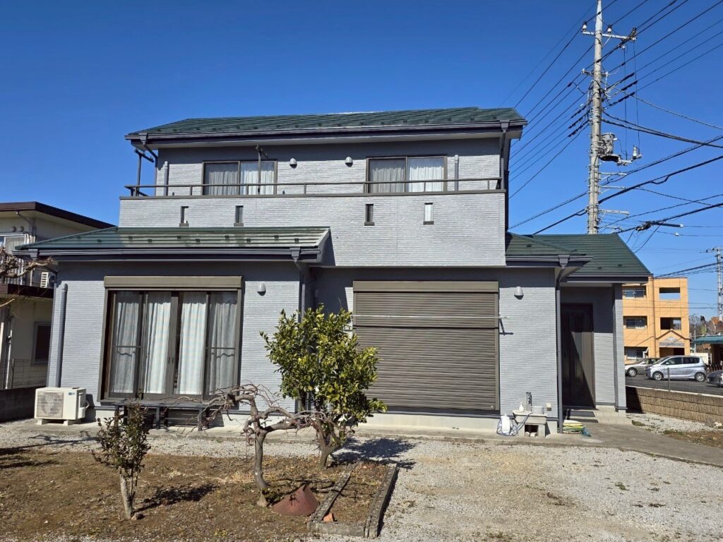 埼玉県狭山市　O様邸　外壁塗装・KFシェアルドSI　屋根塗装・プレミアムシリコン