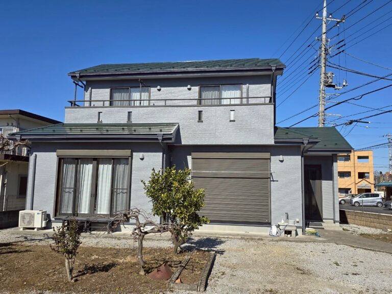 埼玉県狭山市 O様邸 外壁塗装・KFシェアルドSI 屋根塗装・プレミアムシリコン