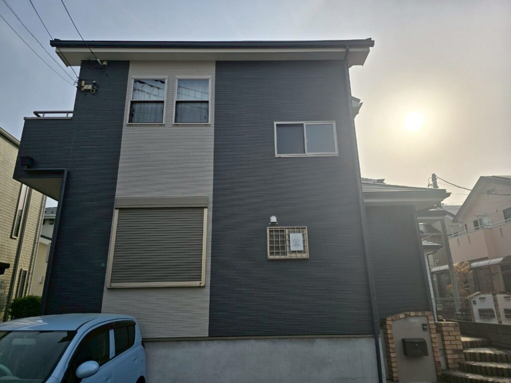 埼玉県狭山市　M様邸　外壁塗装・シリコンREVO-IR　屋根カバー工事・スーパーガルテクト