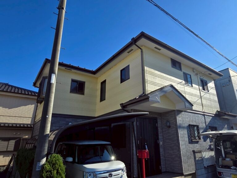 埼玉県狭山市 T様邸 外壁塗装・セラグラスX 屋根塗装・KFワールドフロンルーフ