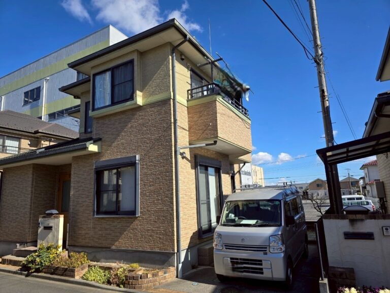 埼玉県狭山市 S様邸 外壁塗装・KFケミカル ワールドセラグランツ 屋根塗装 ベランダ防水工事
