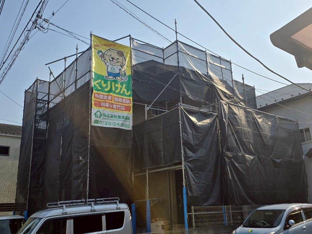 埼玉県狭山市 M様邸 屋根塗装・外壁塗装 足場が必要な理由は?