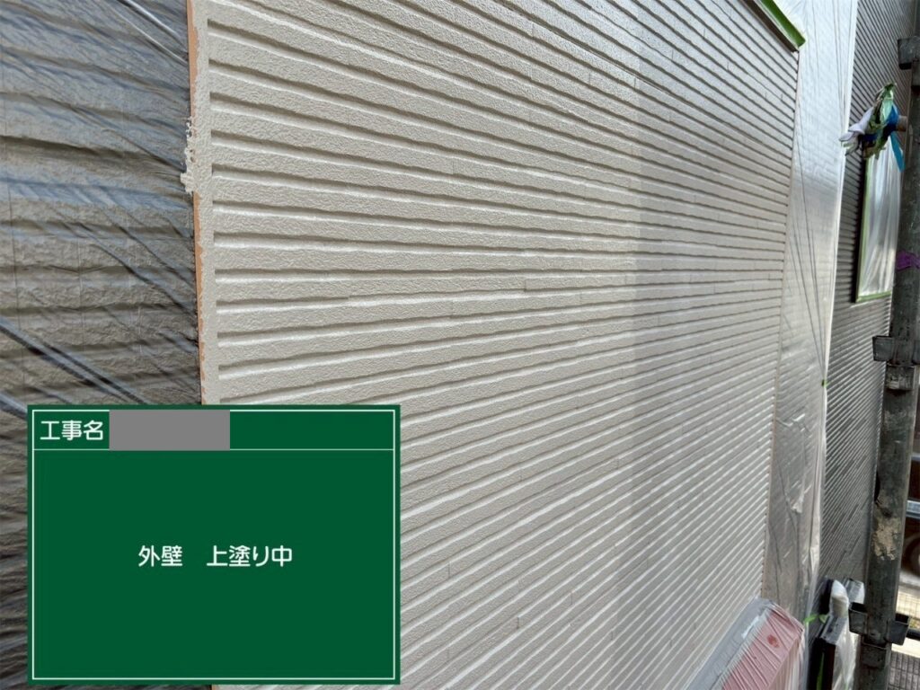 埼玉県狭山市 M様邸 外壁塗装工事 中塗りと上塗りの役割は違う?