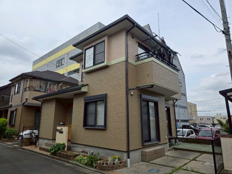 埼玉県狭山市 S様邸 外壁塗装・KFケミカル ワールドセラグランツ 屋根塗装 ベランダ防水工事