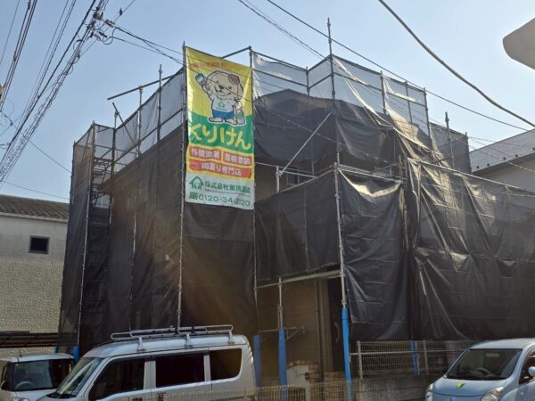 埼玉県狭山市　M様邸　屋根塗装・外壁塗装　足場が必要な理由は？