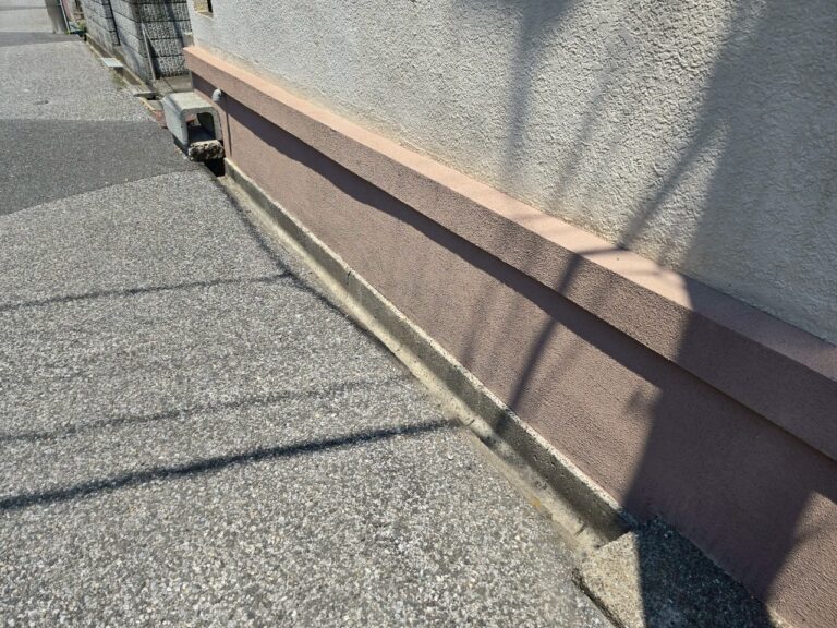 埼玉県川越市 H様邸 外構補修工事 ブロック塀 モルタル補修