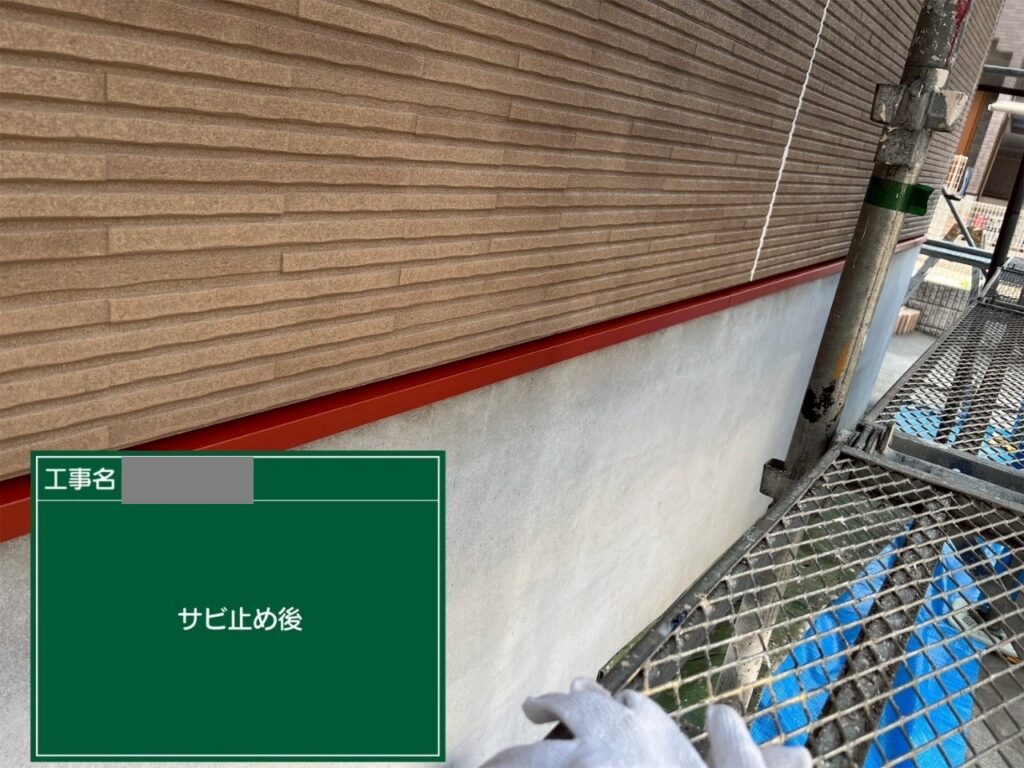 埼玉県狭山市　M様邸　外壁塗装工事　付帯部塗装　水切りの役割とは？