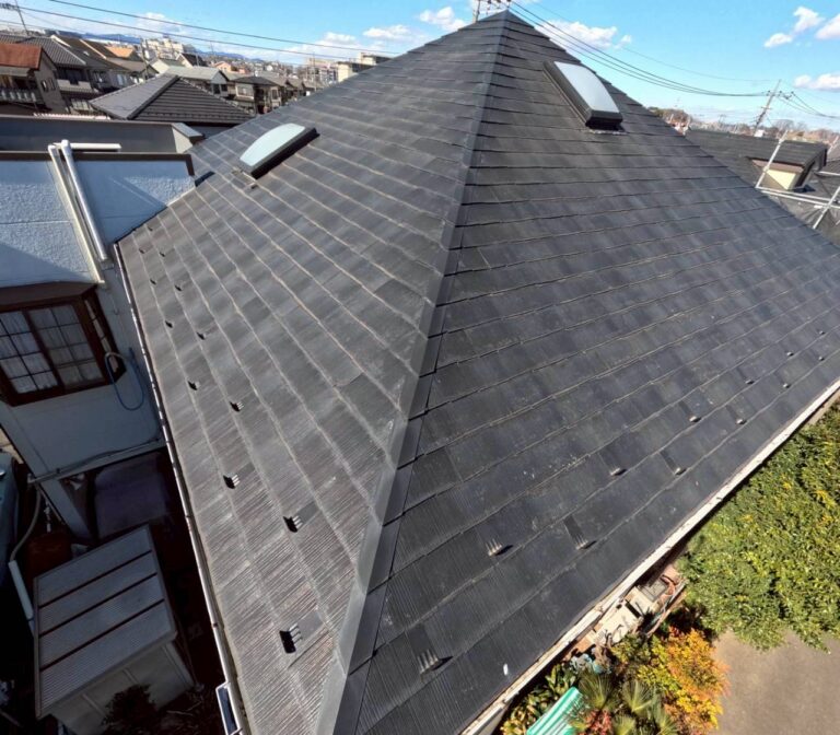埼玉県入間市　I様邸　屋根カバー工事・スーパーガルテクト　外壁塗装・KFケミカル ワールドセラグランツ