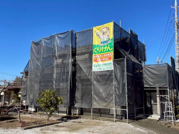 埼玉県狭山市　O様邸　屋根塗装・外壁塗装工事　足場の必要性とは？