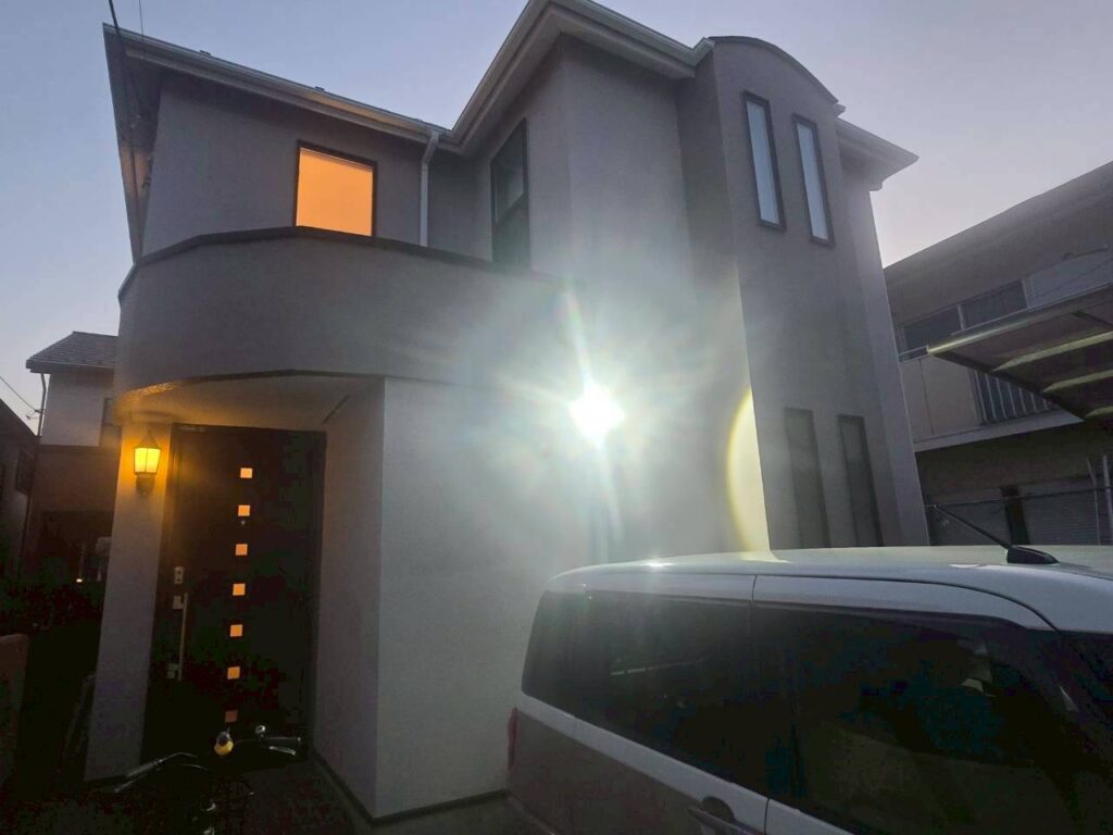 埼玉県狭山市　A様邸　外壁塗装工事　セラグラスX