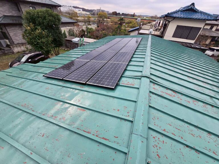 埼玉県狭山市 O様邸 トタン屋根塗装工事・KFケミカル セミフロンスーパールーフⅡ