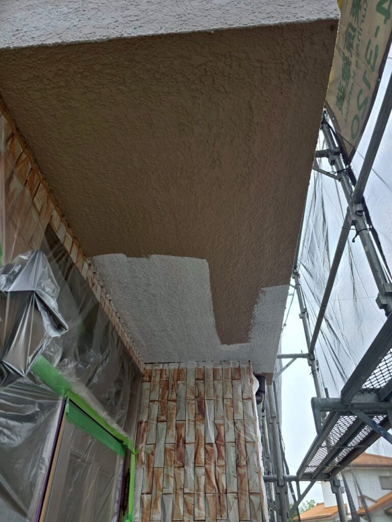 埼玉県入間市　S様邸　付帯部塗装　適切な塗装で美しく長持ちする軒天へ