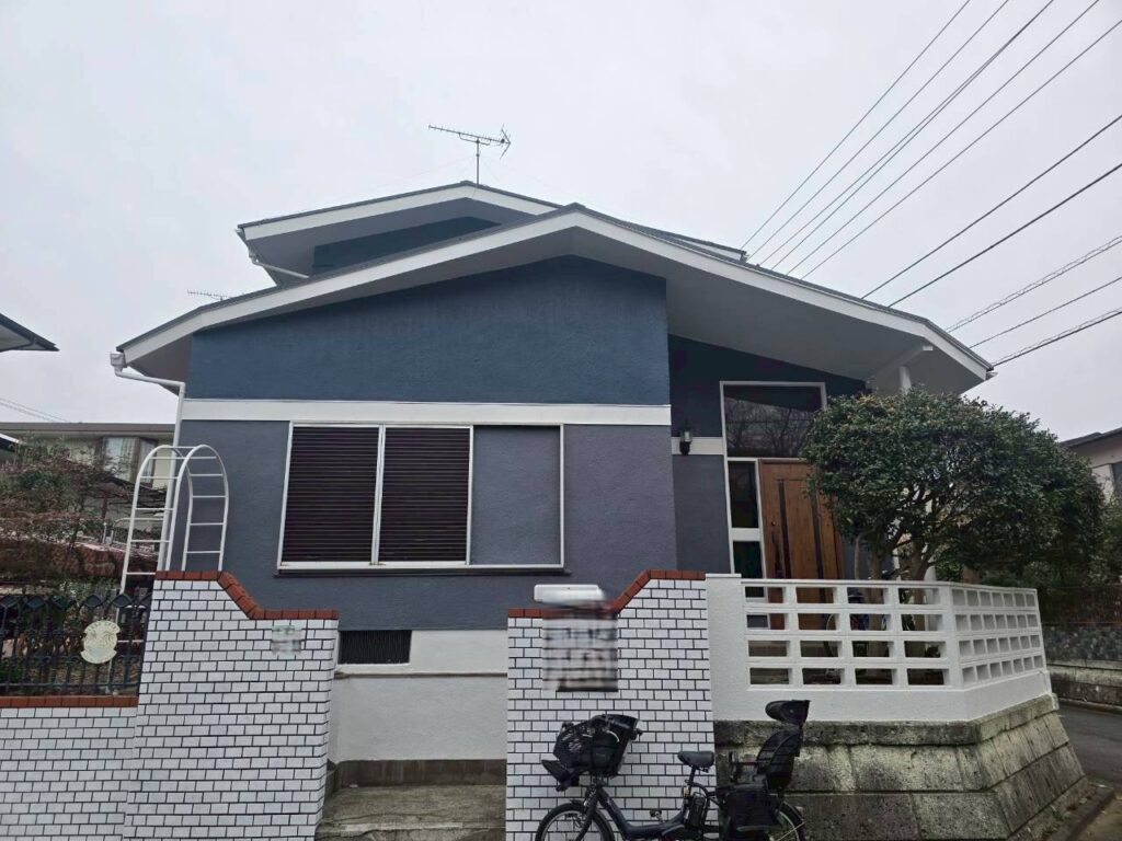 埼玉県所沢市　M様邸　外壁塗装・KF シェアルドSi 　屋根塗装・エスケー プレミアムルーフシリコン