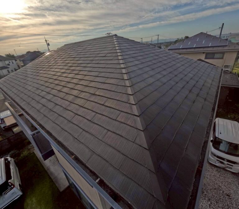 埼玉県入間市 H様邸 外壁塗装・KFケミカル シェアルドSi 屋根塗装・エスケー プレミアムルーフシリコン