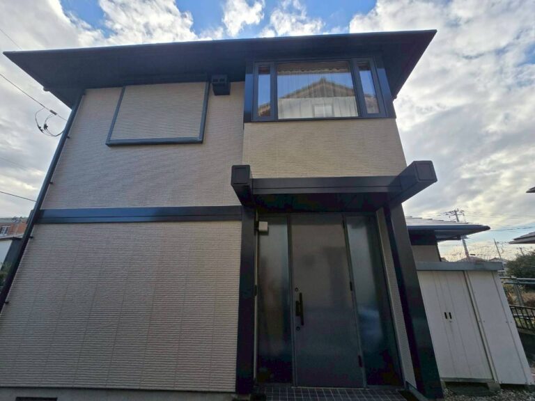 埼玉県入間市 H様邸 外壁塗装・KFケミカル シェアルドSi 屋根塗装・エスケー プレミアムルーフシリコン
