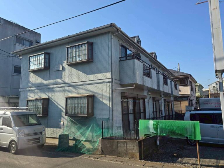 埼玉県狭山市　アパート　外壁塗装・KFケミカル シェアルドSi　屋根塗装・エスケー化研 プレミアムルーフSi