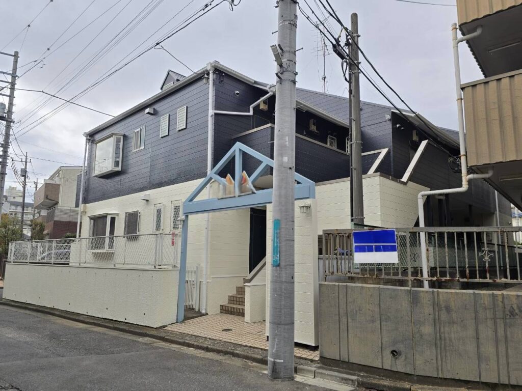 埼玉県所沢市　アパート　屋根塗装・エスケー プレミアムシリコンルーフ　外壁塗装・アステック ラジカルシリコンZ