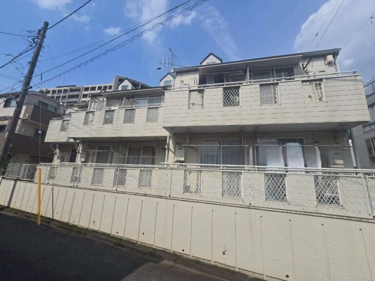 埼玉県所沢市 アパート 屋根塗装・エスケー プレミアムシリコンルーフ 外壁塗装・アステック ラジカルシリコンZ